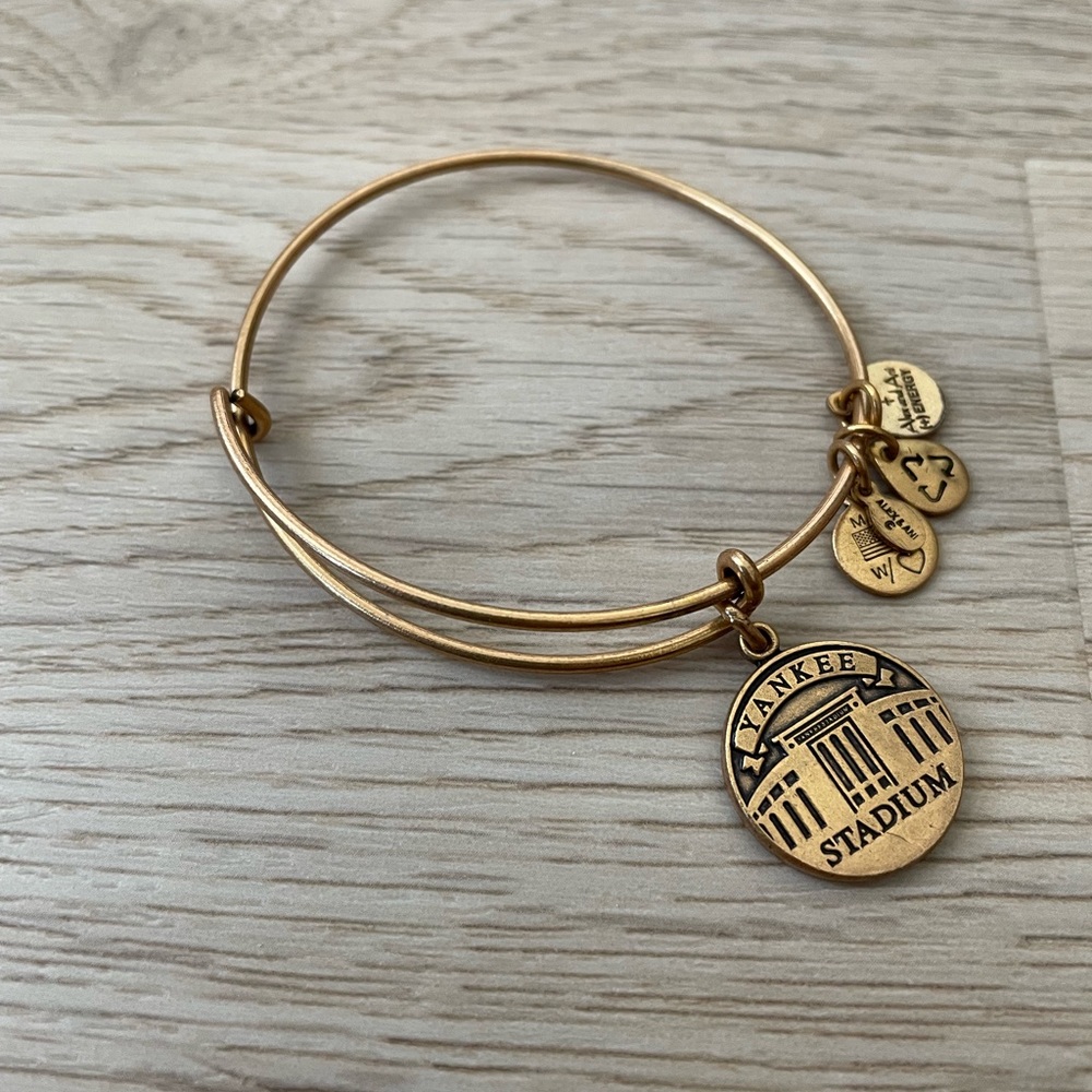 Alex and Ani Yankee Stadium Gold bracelet